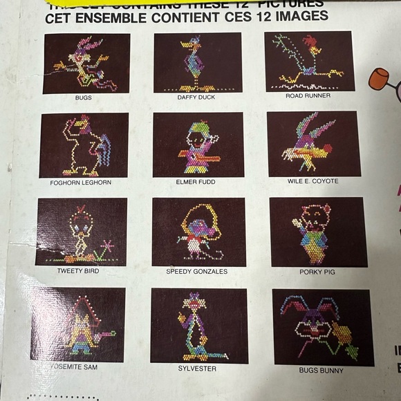 Bugs Bunny Lite-Brite Sheets. - Picture 3 of 6